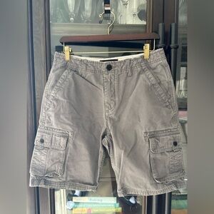 Quiksilver Men's Charcoal Cargo Shorts